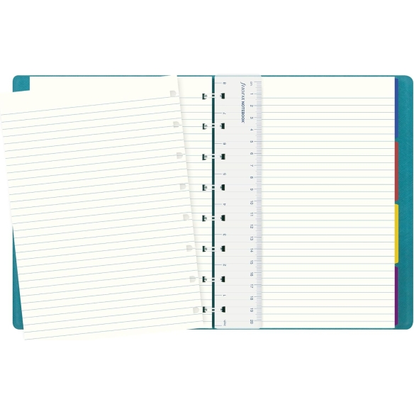Saffiano Notebook A5 aquamarine Filofax - 3