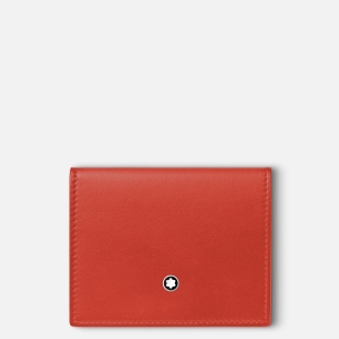 Soft trio card holder 4cc Coral Montblanc - 1