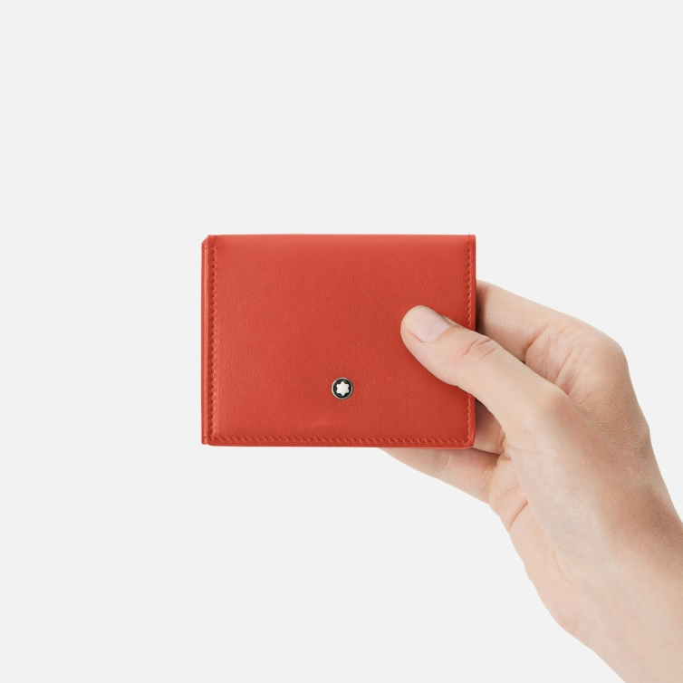 Soft trio card holder 4cc Coral Montblanc - 2