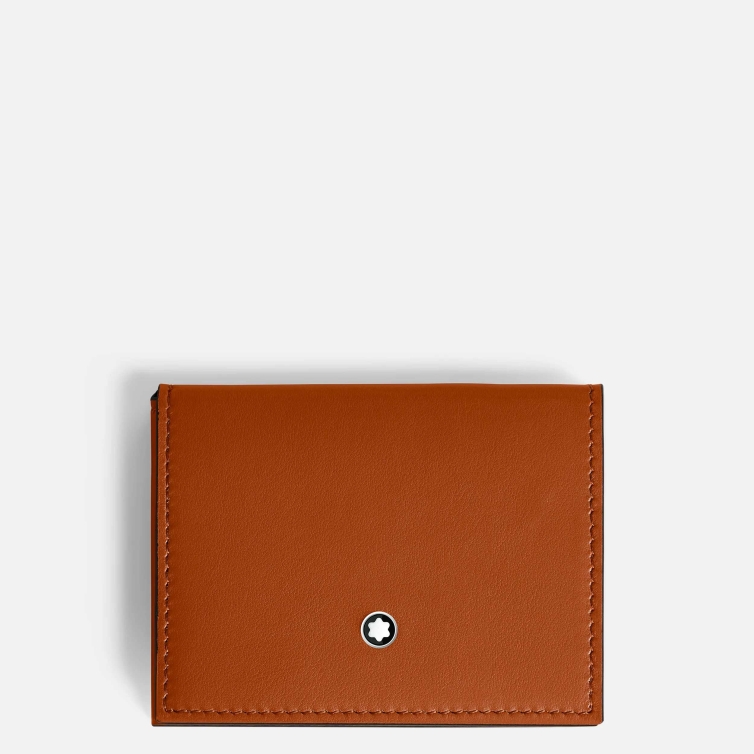 Soft Trio Card Holder 4cc Rust Montblanc - 1