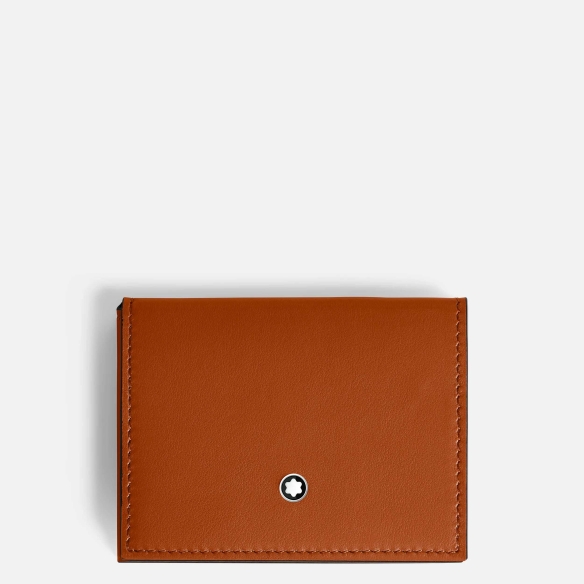 Soft Trio Card Holder 4cc Rust Montblanc - 1