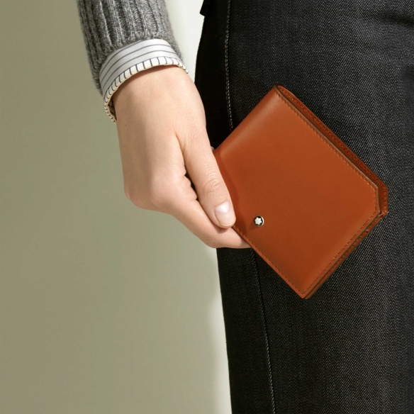 Soft Wallet 6cc Rust Montblanc - 2