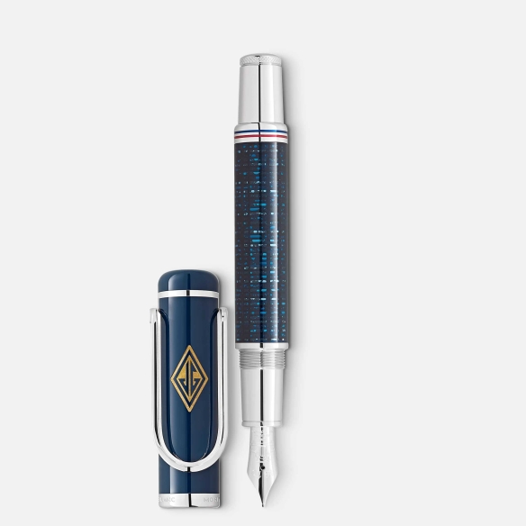 Great Characters Homage to The Great Gatsby Special Edition Fountain Pen Blue Montblanc - 3