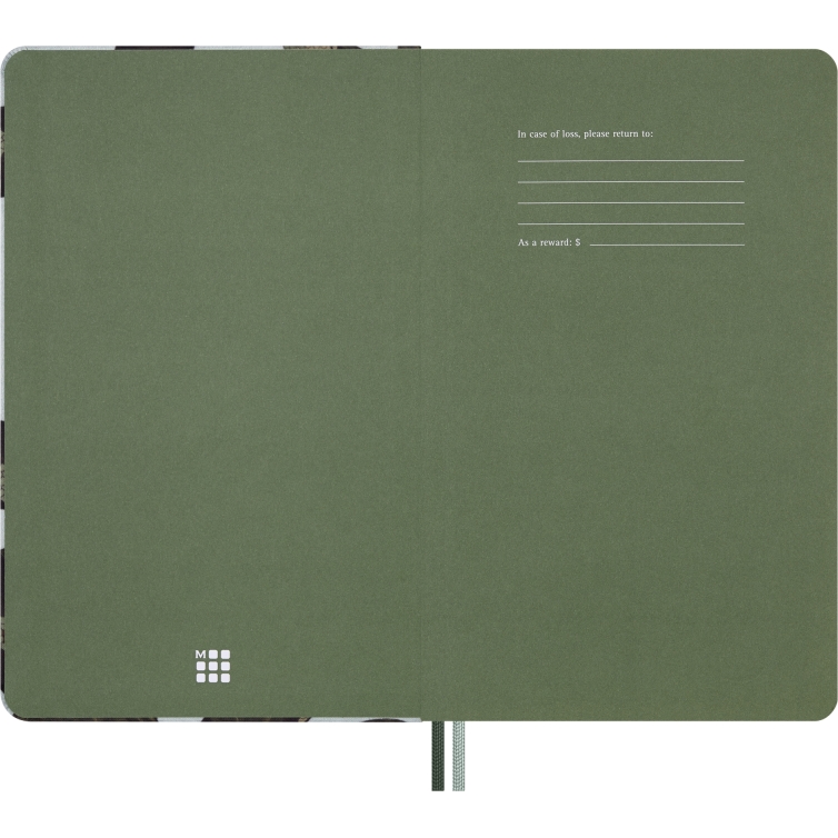 Year of the Snake Leaves Notebook L ruled Moleskine - 2