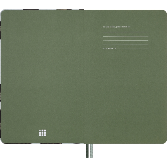 Year of the Snake Leaves Notebook L ruled Moleskine - 2