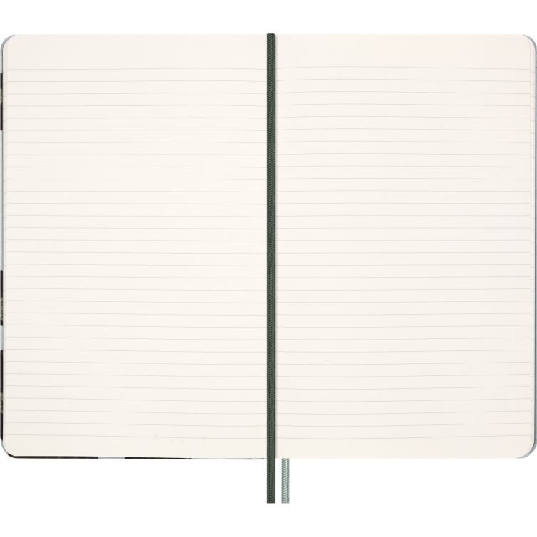 Year of the Snake Leaves Notebook L ruled Moleskine - 4