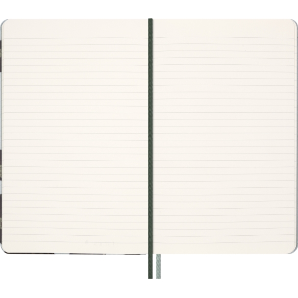 Year of the Snake Leaves Notebook L ruled Moleskine - 4