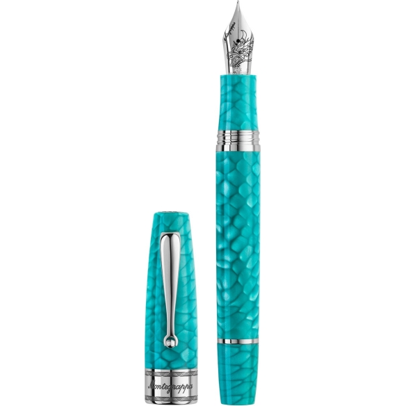 Regal Year of the Dragon Transcend the Ordinary Fountain pen laguna blue Montegrappa - 1