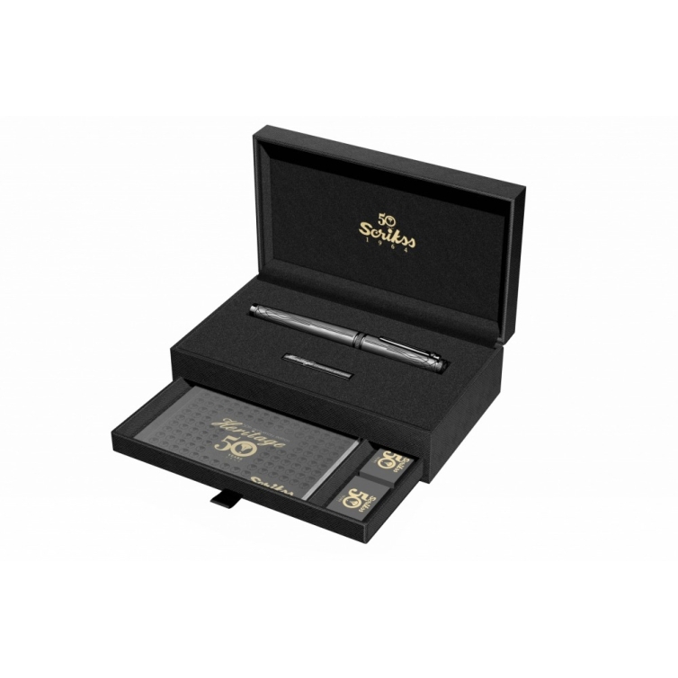 Heritage Matt Black Fountain Pen Scrikss - 4