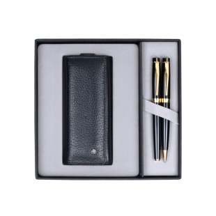 Honour Black GT Gift Set Fountain and Ballpoint Pen and Pen Case Scrikss - 6
