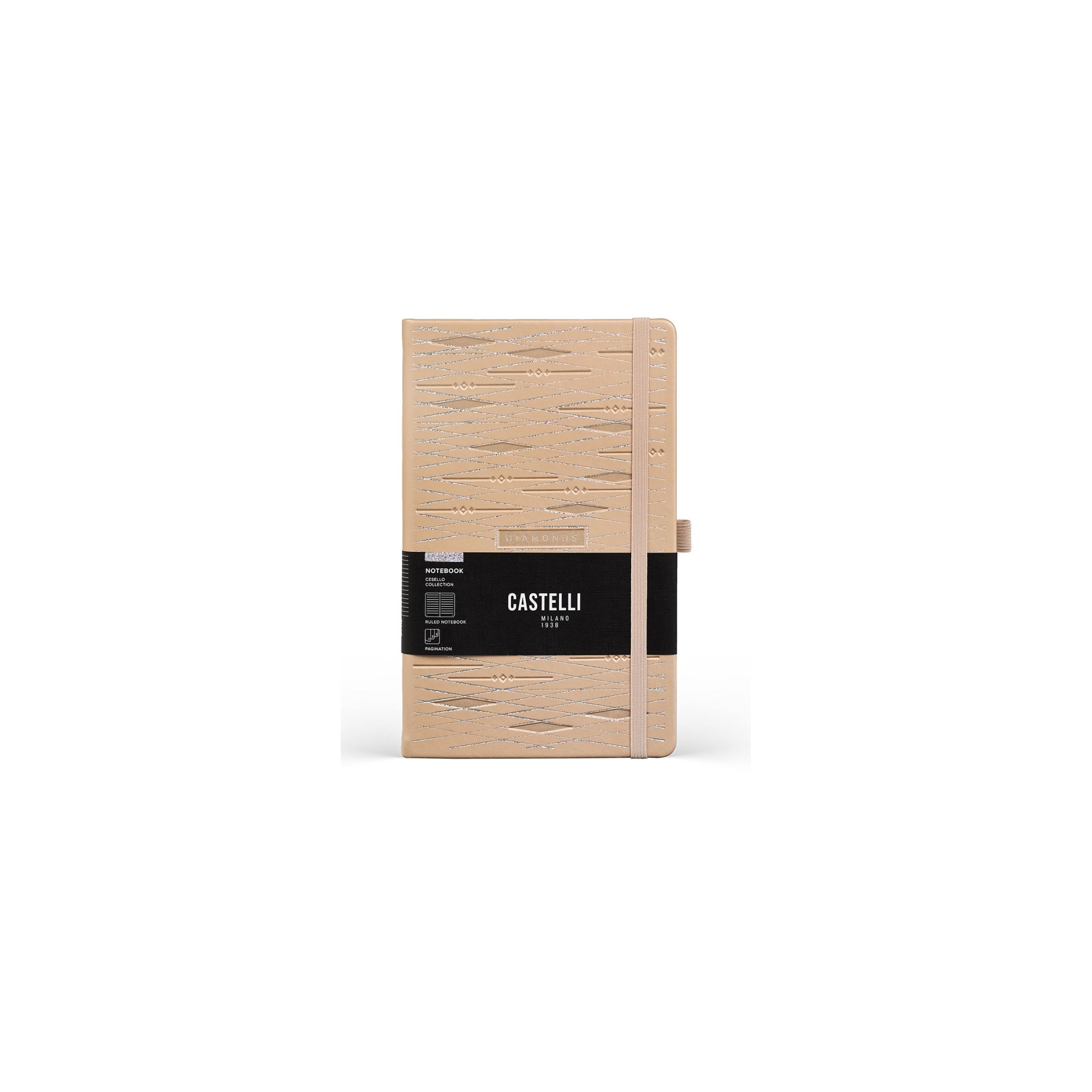 Castelli Milano - Cesello Diamonds Notebook L, Lined