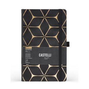 Cesello Gold Flower Notebook L ruled Moleskine - 3