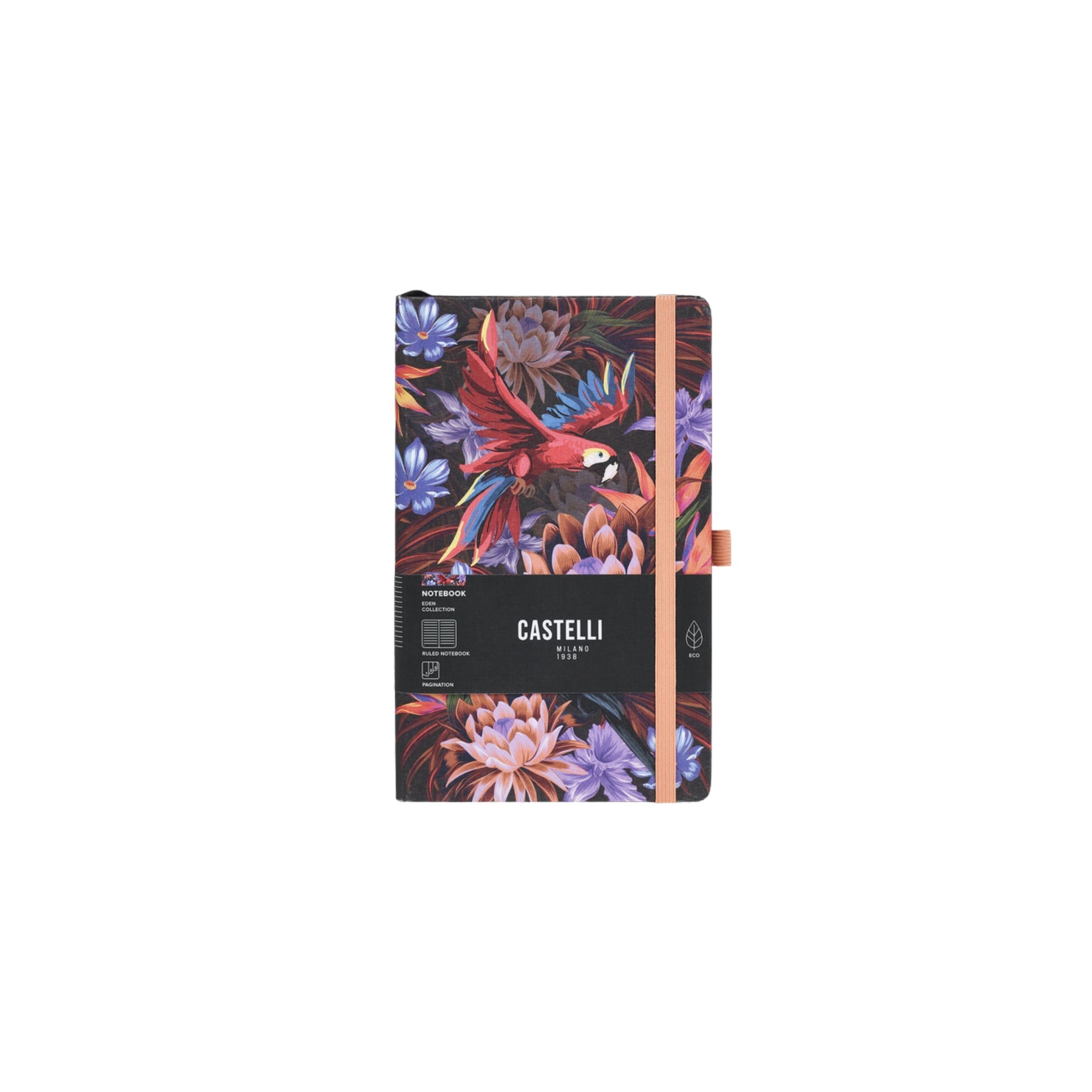 Castelli Milano - Cesello Eden Wild Garden Notebook L, Lined