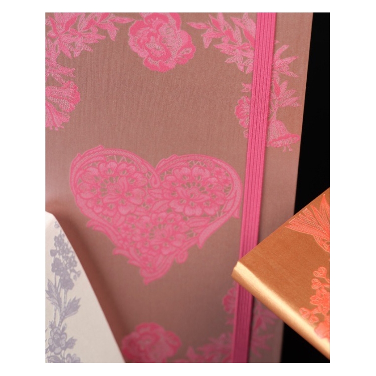 Cesello Lace Heart Zápisník L linajkový Moleskine - 7