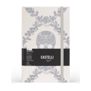 Cesello Lace Skull Notebook L ruled Moleskine - 1