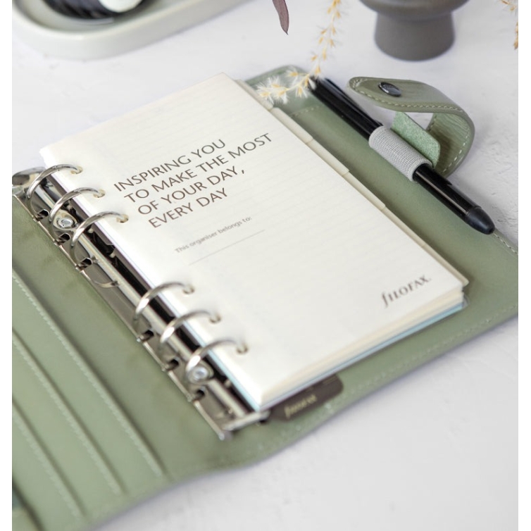 Malden Personal Organiser vetiver Filofax - 9