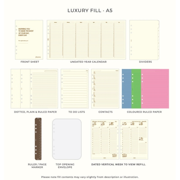 copy of Malden Organiseur A5 bordeaux Filofax - 13
