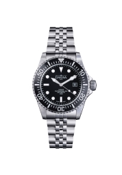 Découvrez la fiabilité absolue et la haute fonctionnalité de la Ternos Professional 68H 161.538.05, une montre au design et à la précision irréprochables. Avec ses aiguilles éclairées SuperLumiNova® BGW9 et sa lunette en céramique high-tech, ce garde-temps garantit une visibilité parfaite, même dans des conditions de faible luminosité. Son bracelet TriaLink en acier inoxydable durable et son verre saphir inrayable en font un choix idéal pour les plongeurs professionnels et les amateurs de montres.