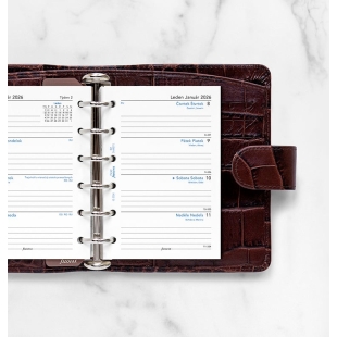 Calendar Refill Week On Two Pages Pocket 2026 CS + SK Filofax - 1