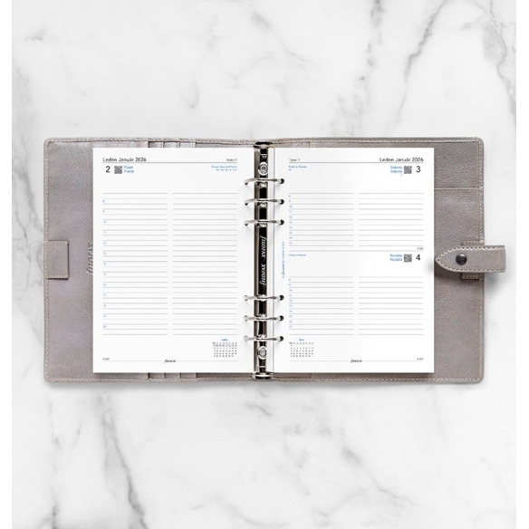 Calendar Refill One Day On A Page A5 2026 CS+SK Filofax - 2