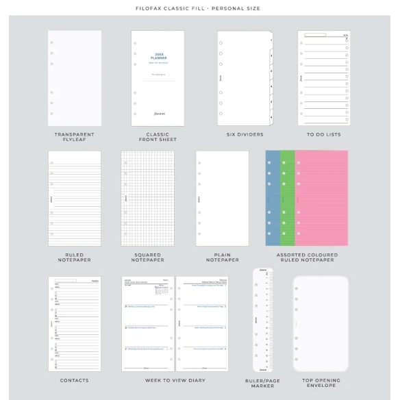 Finsbury Organizer Osebni gorčični FILOFAX - 16