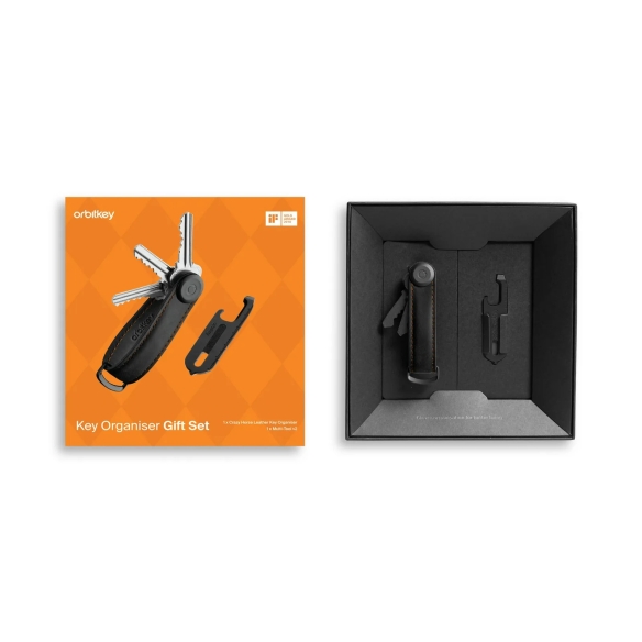 copy of Zestaw upominkowy Organizer na klucze i brelok do kluczy w kolorze koniakowym Orbitkey - 6