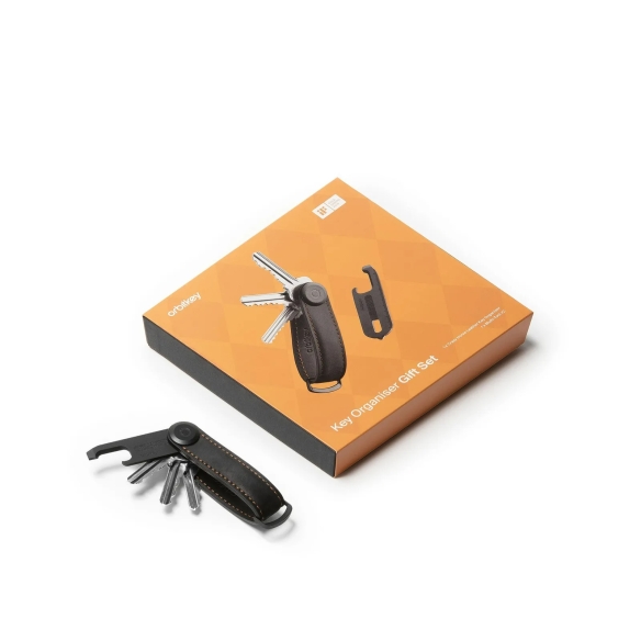 copy of Zestaw upominkowy Organizer na klucze i brelok do kluczy w kolorze koniakowym Orbitkey - 7