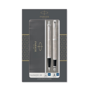 Darčekový set IM CT Plniace a Guľôčkové pero stainless steel Parker - 1