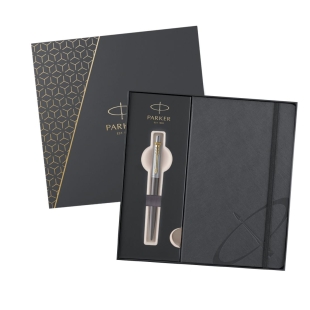 Jotter XL Core Grey Gift Set Ballpoint Pen and Notebook Parker - 2