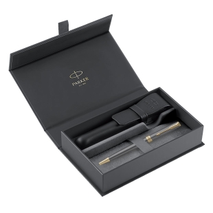 copy of Set regalo IM Monochrome Champagne con penna stilografica e taccuino Parker - 1