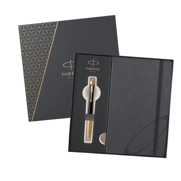 copy of Set de regalo IM Monochrome Champagne con pluma estilográfica y cuaderno Parker - 1