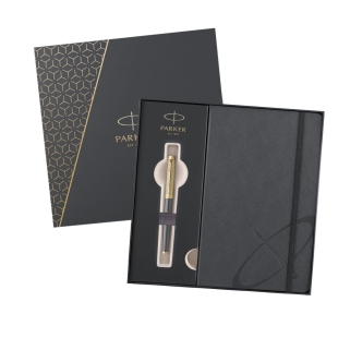 copy of IM Monochrome Champagner Geschenkset Füllfederhalter und Notizbuch Parker - 2