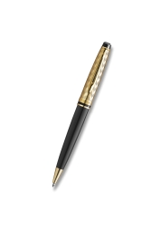 Expert Opera SE DLX Black GT ballpoint pen, with its black lacquered brass barrel and opera-inspired pattern, adds a touch of elegance to every signature. A captivating accessory that draws on Waterman 's 140 years of craftsmanship and is meticulously hand-assembled in France. Its luxurious design and precise details provide a unique writing experience as impressive and inspiring as a grand performance on stage.