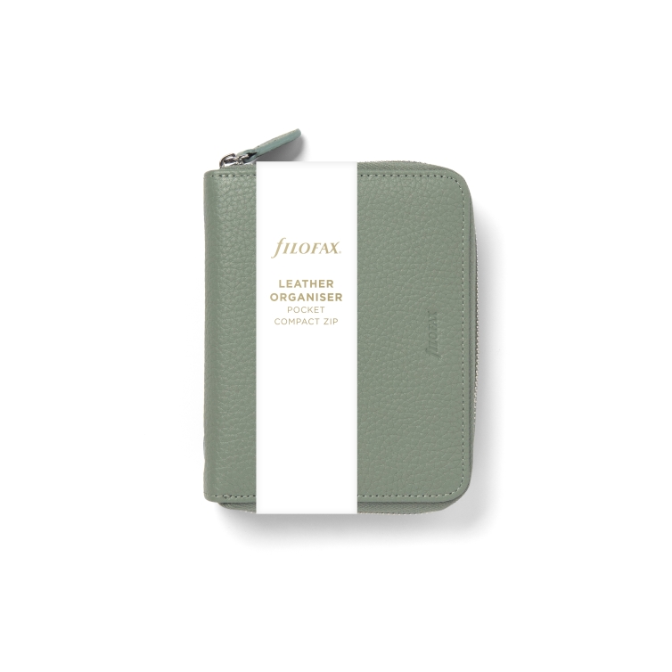 Norfolk diář Kapesní Zip Compact Sage Filofax - 1