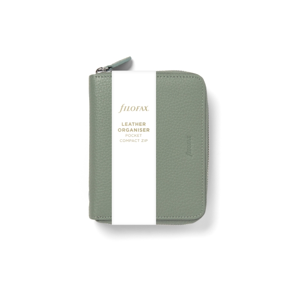 Norfolk diář Kapesní Zip Compact Sage Filofax - 1