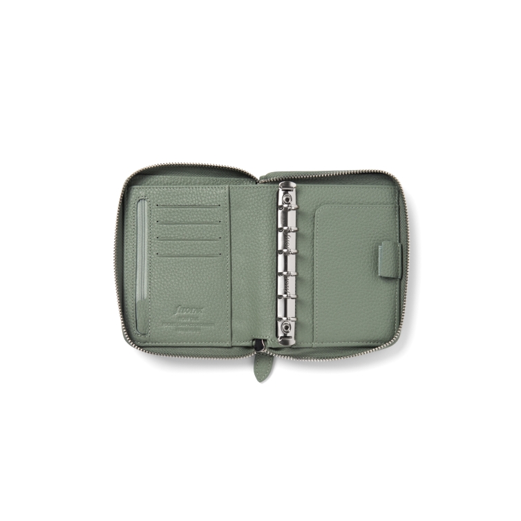 Norfolk Diary Pocket Zip Compact Sage Filofax - 4