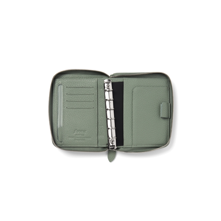 Norfolk Diary Pocket Zip Compact Sage Filofax - 5