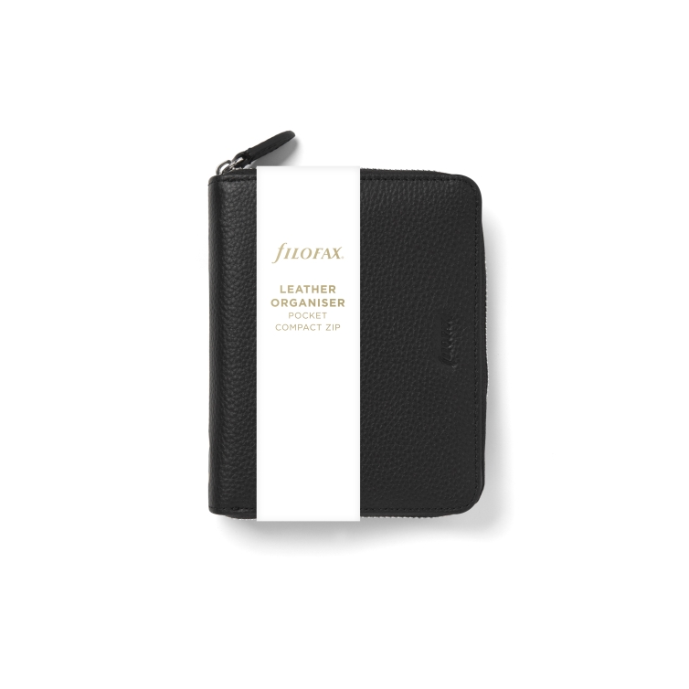 kopia av Norfolk dagbok Pocket Zip Compact svart Filofax - 1