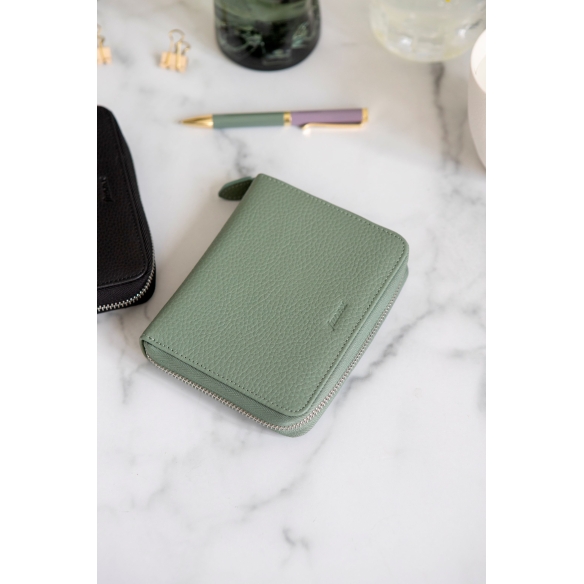 Norfolk Diary Pocket Zip Compact Sage Filofax - 6