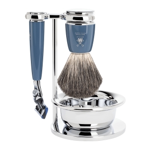 RYTMO shaving set - blue resin Mühle - 1
