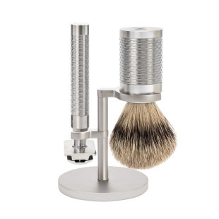 ROCCA Shaving Set — matte steel Mühle - 1