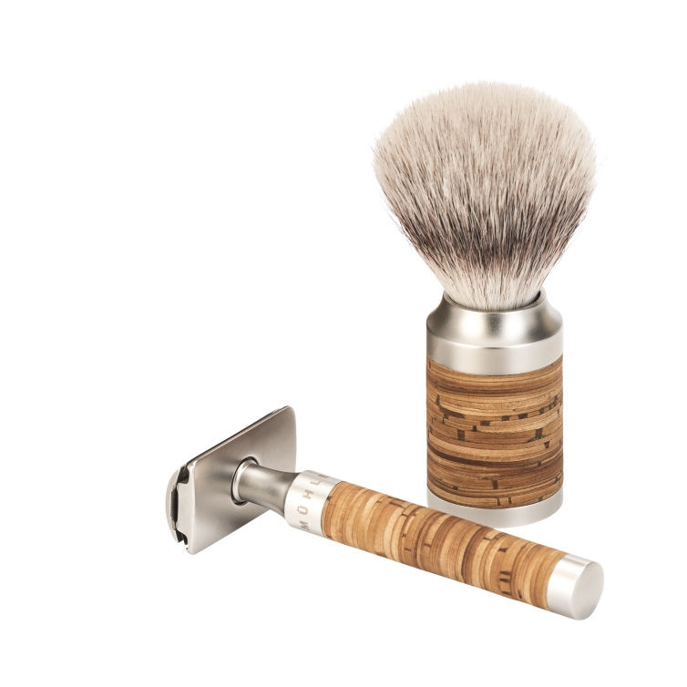 ROCCA Shaving Set — layered birch bark Mühle - 2