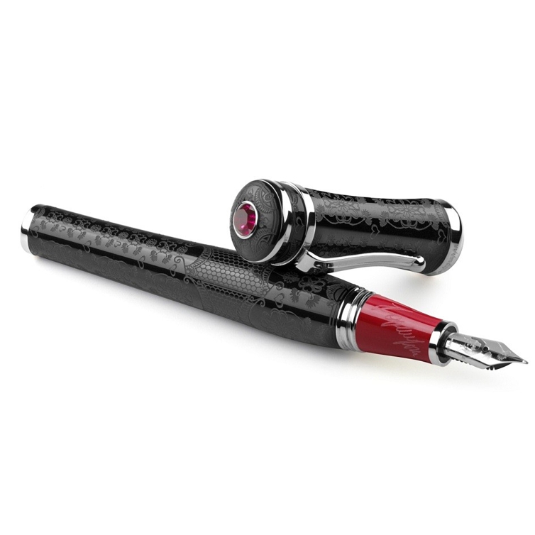 Sophia Loren Nalivno pero omejene izdaje, srebro in topaz Montegrappa - 3