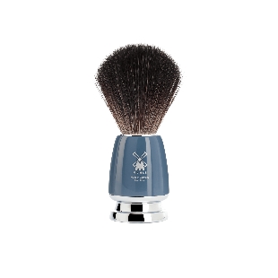 Rytmo Shaving Brush Black Fibre Blue Resin Mühle - 1