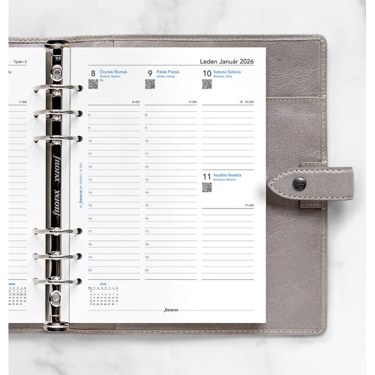Kalender Navulling Week Op Twee Pagina's A5 2026 CS + SK Filofax - 3