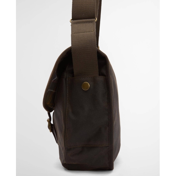 Kopija Field Waxed Crossbody voskirane torbe za rame crno-maslinaste Barbour - 5