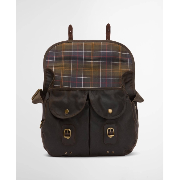 Kopija Field Waxed Crossbody voskirane torbe za rame crno-maslinaste Barbour - 7