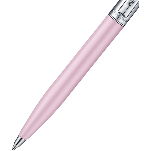 Ensemble Sheaffer Sentinel Emily in Paris (stylo bille et étui à cartes en cuir rose) - 4 pièces