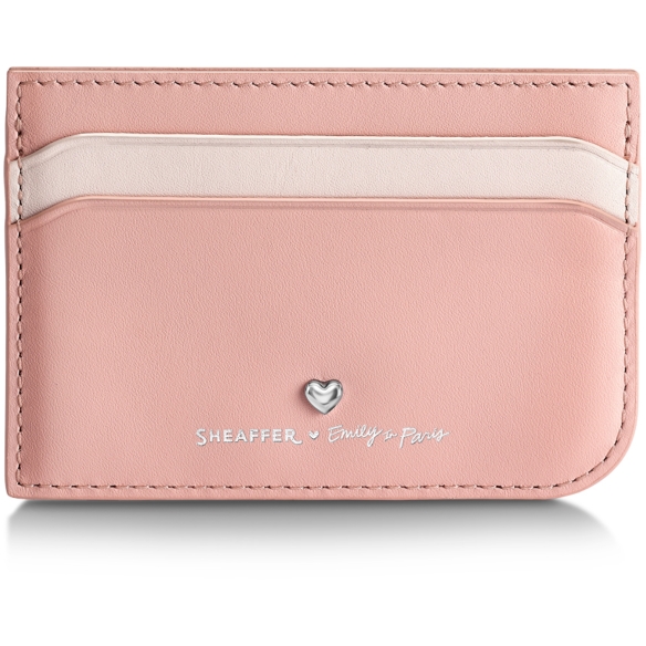 Ensemble stylo bille et porte-cartes en cuir rose Sentinel Emily in Paris Sheaffer - 8