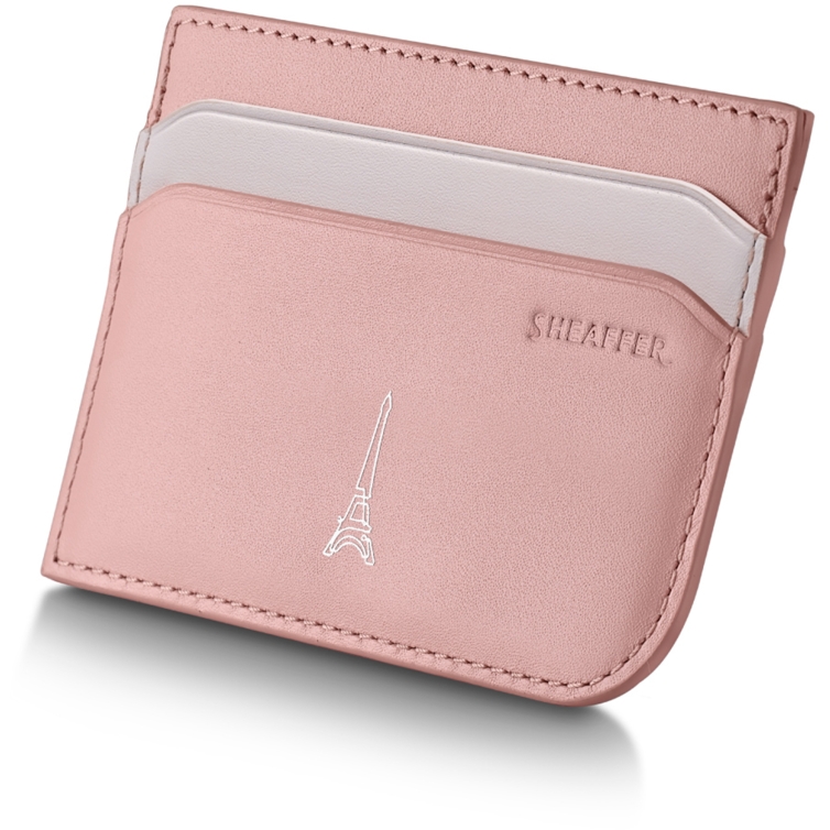 Sentinel Emily in Paris Kuglepen & Læder Kortholder Sæt Pink Sheaffer - 11